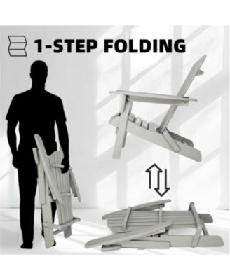 Streamdale 2 Wooden Folding Adirondack Chairs