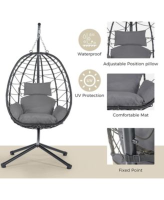Streamdale Egg chair with stand, indoor/outdoor, patio, bedroom, balcony