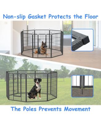 Heavy Duty 40" Dog Pens Outdoor Dog Fence Dog Playpen for Large Dogs