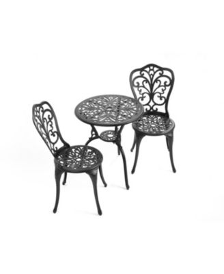 Streamdale 3-Piece Outdoor Patio Bistro Set - Black