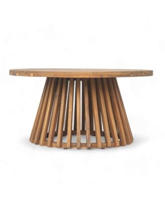 Streamdale Acacia Wood 3-Seater Daybed & Coffee Table Set