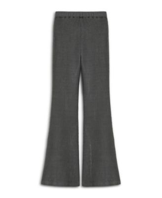 Women's Ribbed Bell-Bottom Pants