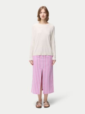 Women's Silk Cashmere Textured Sweater Black