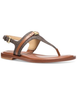 Mandy Logo Slingback Thong Sandals