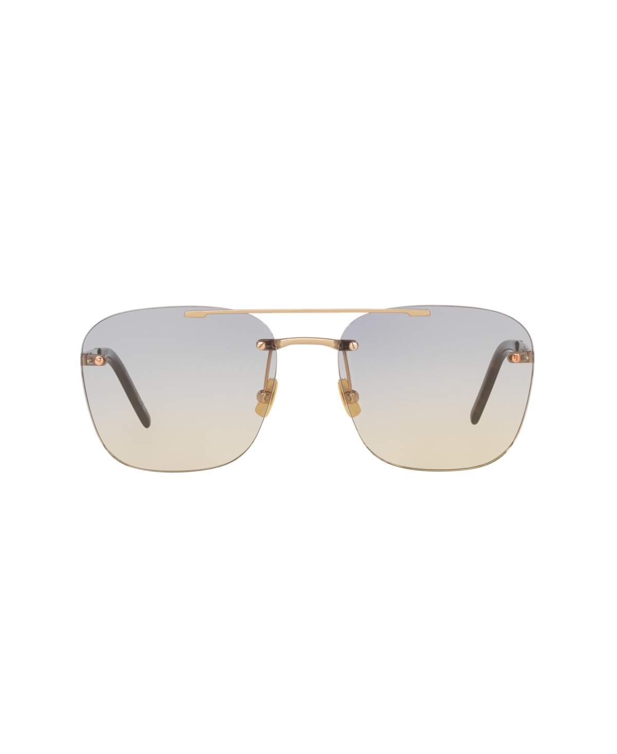 Saint Laurent Unisex Rimless Sunglasses, Ys000324 In Gold