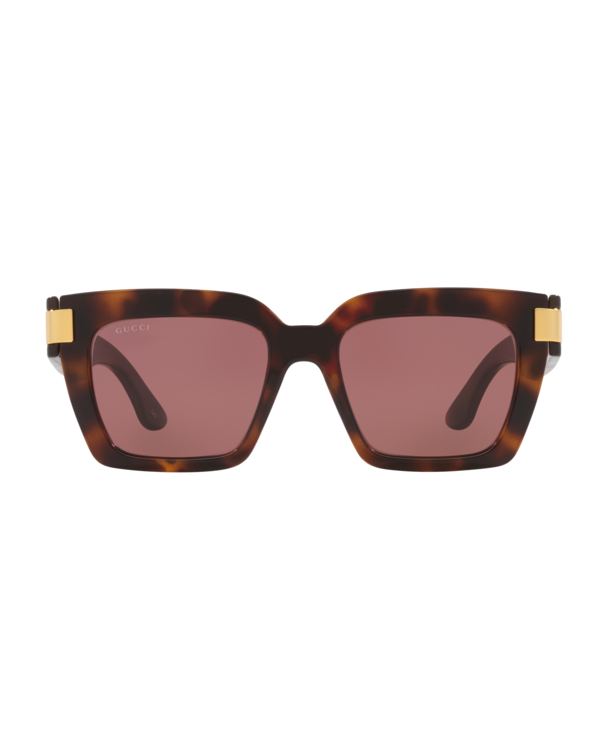 Gucci Oversized Square-frame Sunglasses In Tortoise