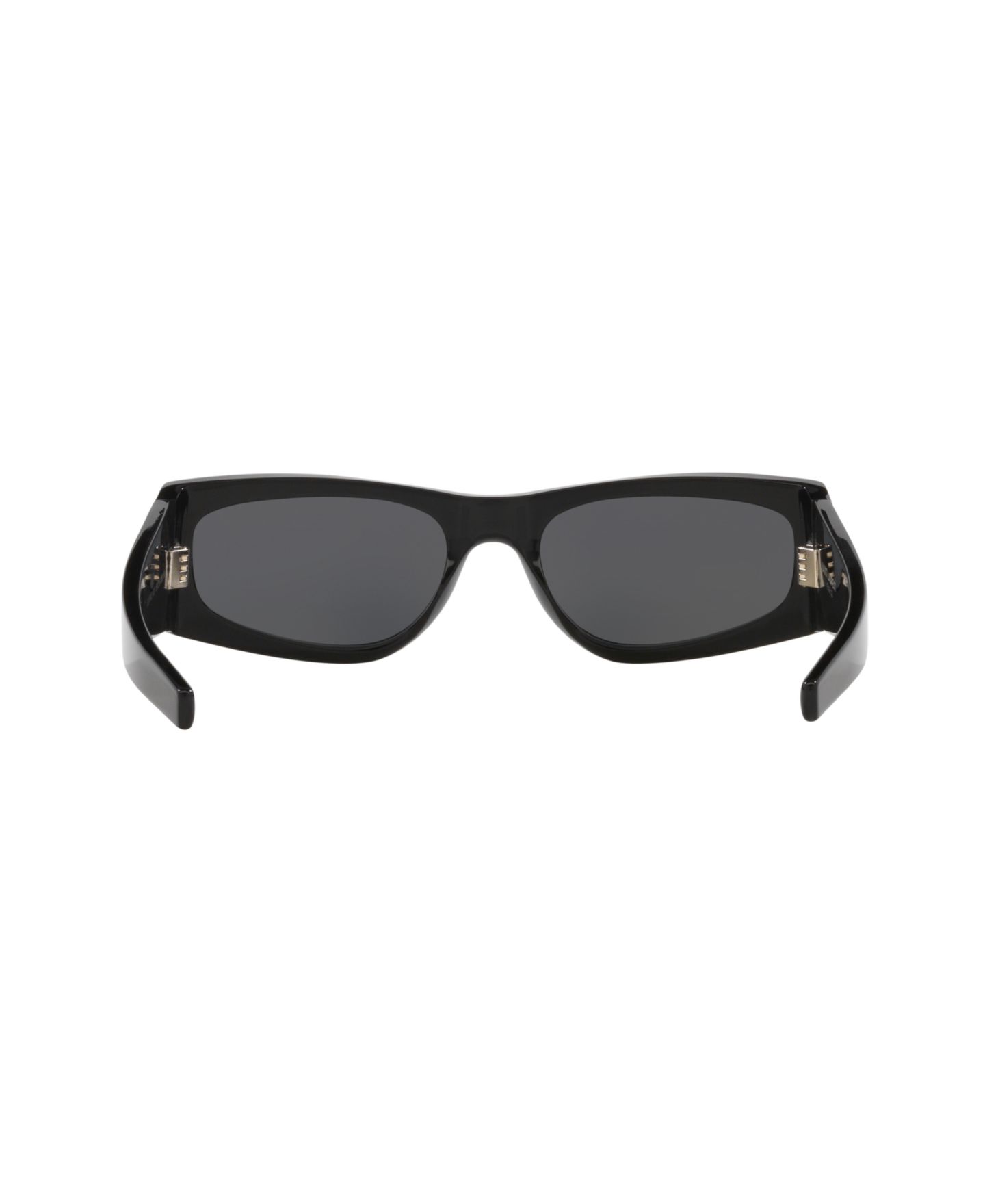 Женские солнцезащитные очки Saint Laurent Small Sunglasses, SL M140 YS000621, цвет: Чёрный — фото 4