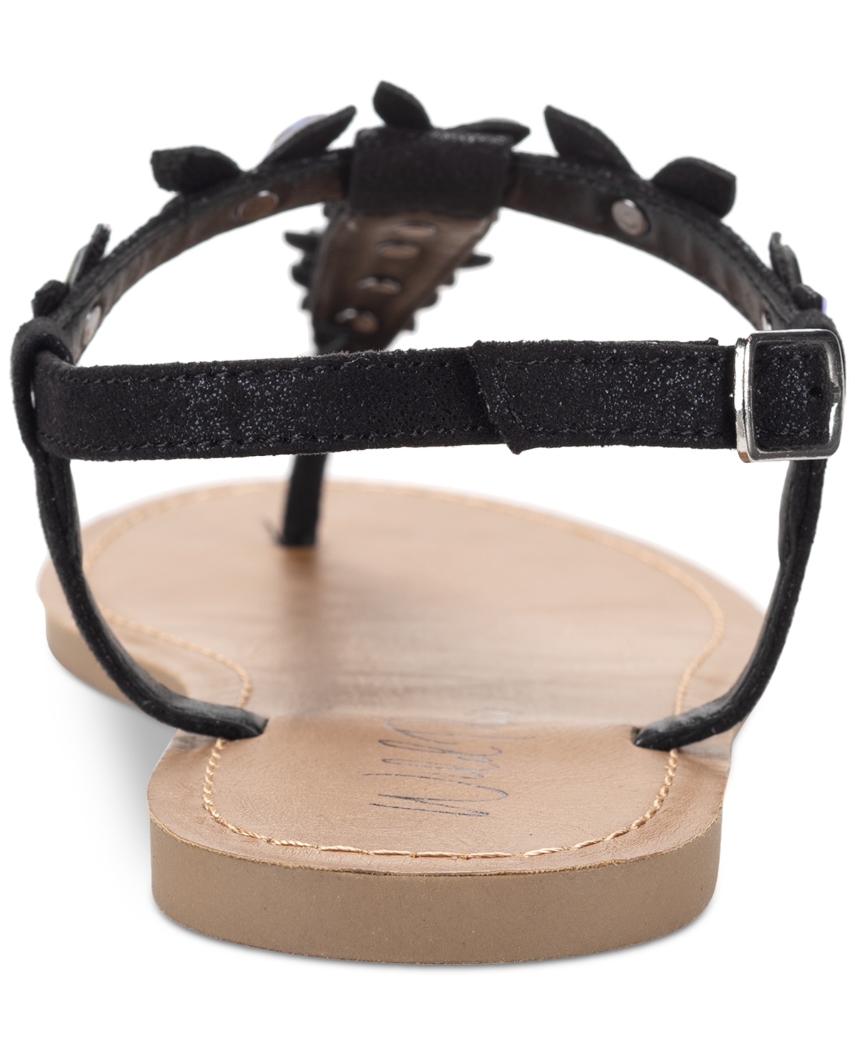 Shop Wild Pair Women's Krisleyy Flat Sandals, Exclusively At Macy's In Black Bling