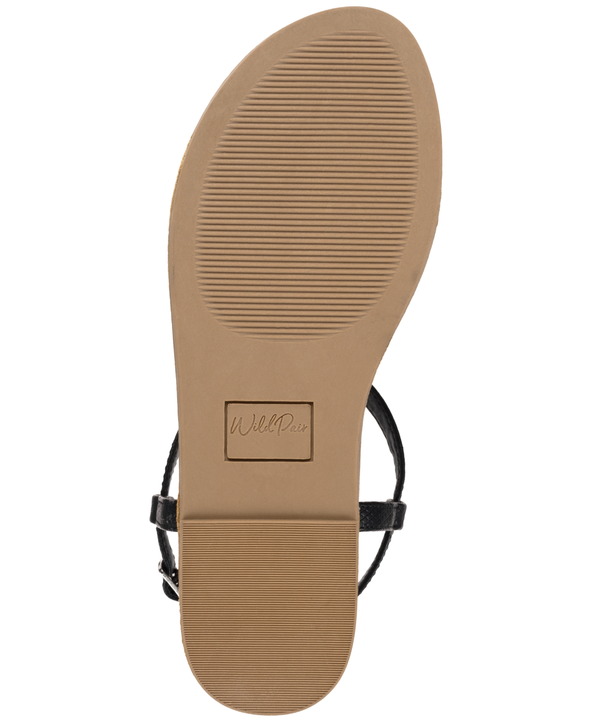 Shop Wild Pair Women's Krisleyy Flat Sandals, Exclusively At Macy's In Black