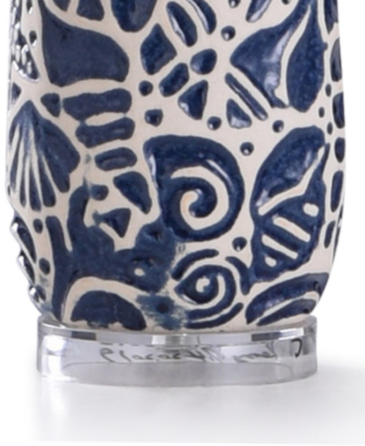 Shop Stylecraft Home Collection 31" Maris Coastal Ceramic Table Lamp In Blue