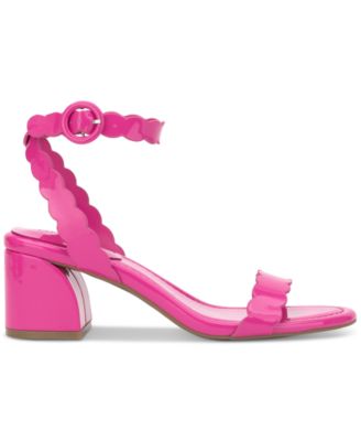 Women's Pathina Scalloped Block Heel Sandals, Exclusively at Macy's
