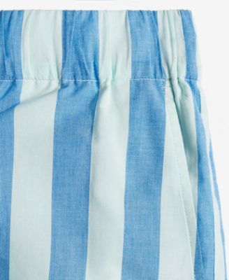 Women's Cotton Striped Pull-On Shorts, Exclusively at Macy's