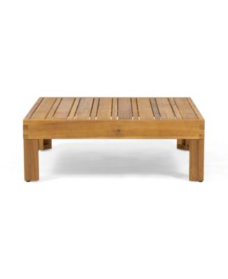 Streamdale Teak Acacia Wood Outdoor Set, 2 Armchairs & Coffee Table - BLUE