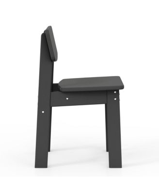 Kids 5-Piece Modern HDPE Dining Table and Chairs Set