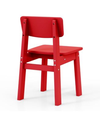 Kids 5-Piece Modern HDPE Dining Table and Chairs Set