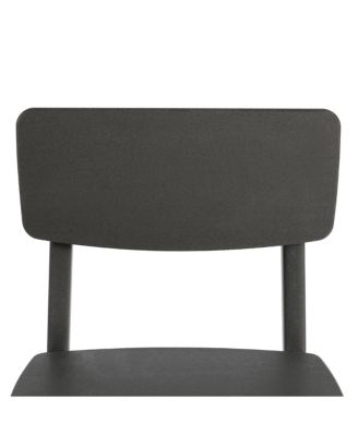 Outdoor HDPE Kids Modern Plastic Toddler Dining Chairs (Set of Two)