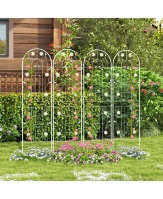 Outdoor Garden Trellis for Climbing Plants and Decorative Support