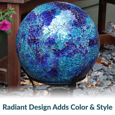10" Mosaic Glass Gazing Globe
