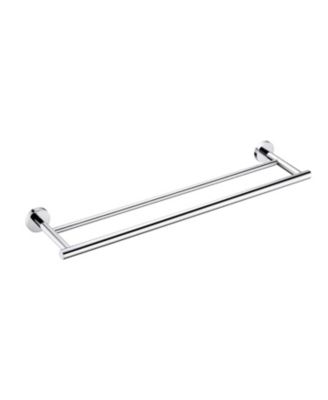 Double Towel Bar for Efficient Bathroom Storage and Organization