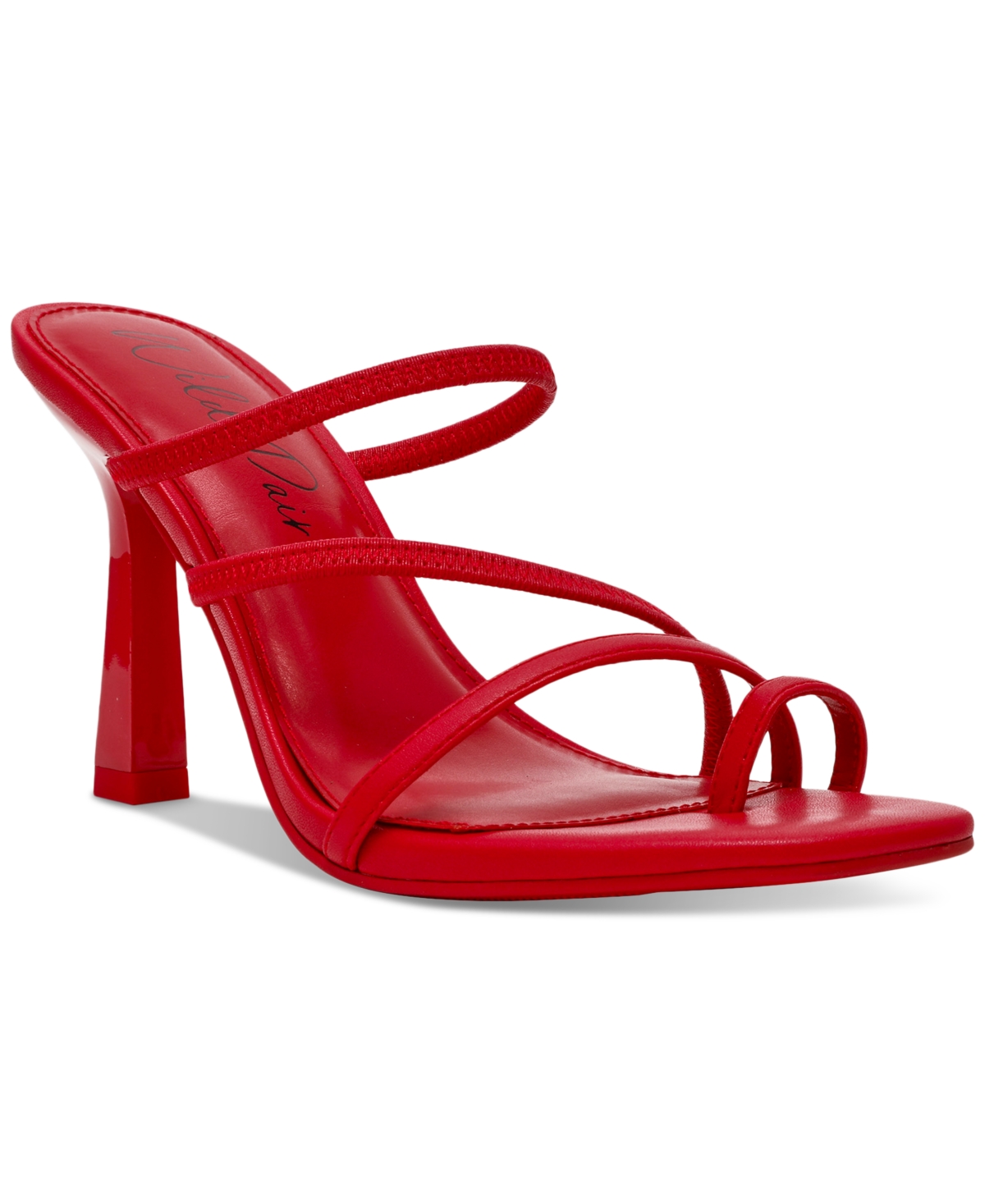 Shop Wild Pair Lenore Strappy Dress Sandals, Created For Macy's In Red
