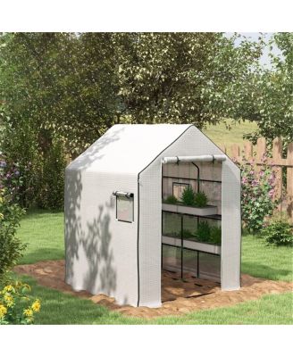Walk-In Greenhouse for Gardening – Spacious Outdoor Plant Growing and Storage Solution