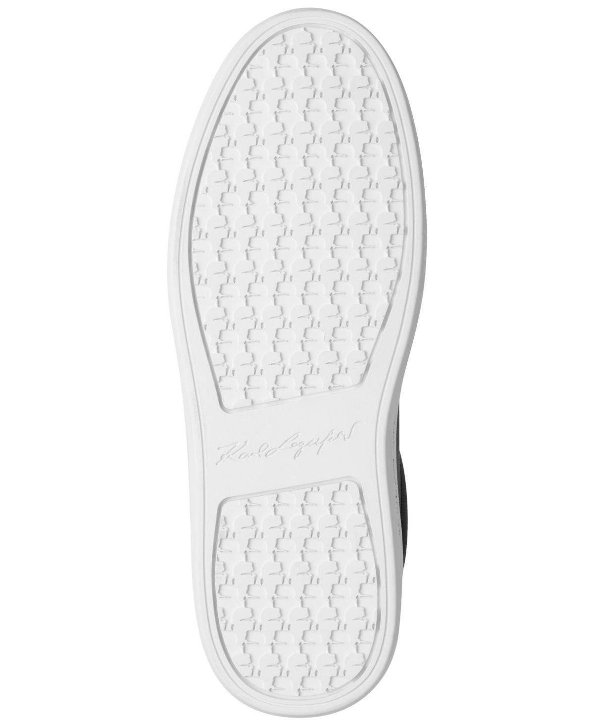 Karl Lagerfeld Sumava Logo Appliqué Sneaker In Black,bright White