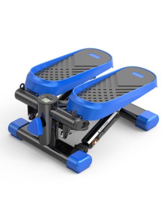 Streamdale Home Office Exercise 330LBS Capacity Mini Stepper with Resistance Bands and LCD Monitor