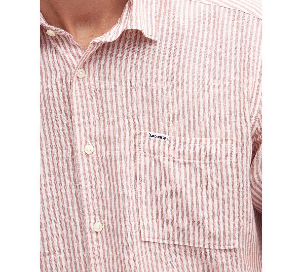 Shop Barbour Men's Deerpark Short Sleeve Striped Button-front Shirt