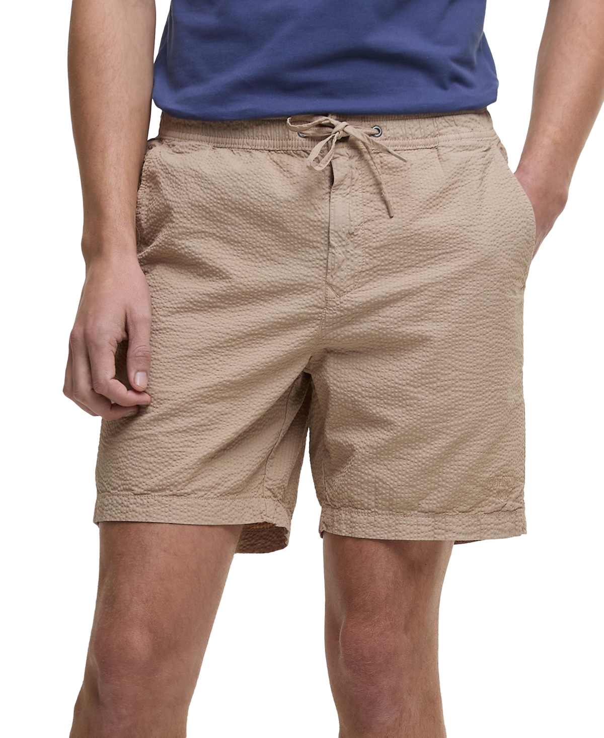 Barbour Men's Relaxed-fit Seersucker Shorts