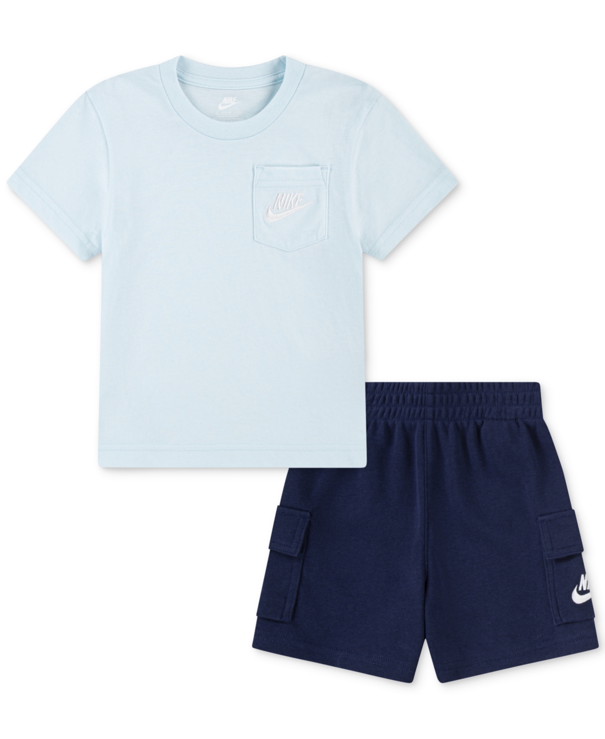 Nike Toddler Boys Pocket T-shirt & French Terry Shorts, 2 Piece Set