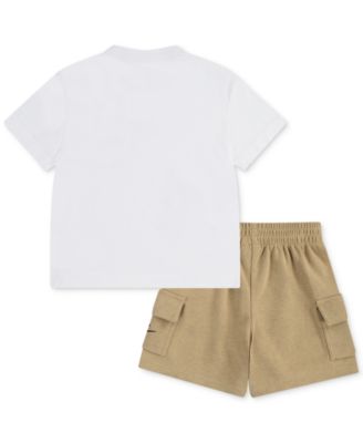 Toddler Boys Pocket T-Shirt & French Terry Shorts, 2 Piece Set	