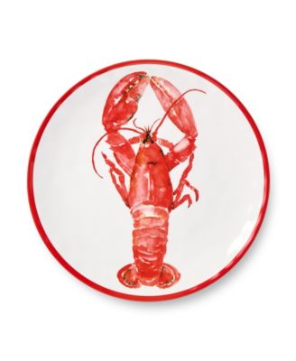Beach House Lobster Melamine 6-Pc. Dinner Plates, Service For 6