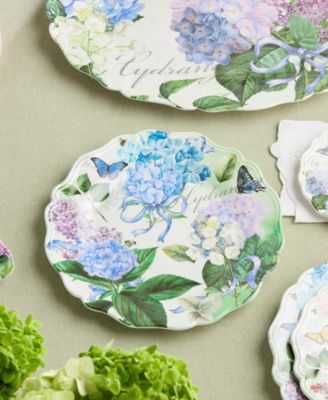 Garden Path Melamine 4-Pc. Dinner Plates, Service For 4