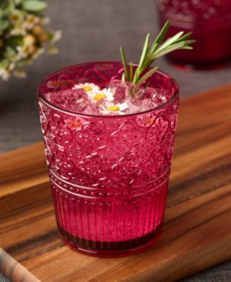 Victoria Acrylic Double Old Fashioned Glasses, Set of 6