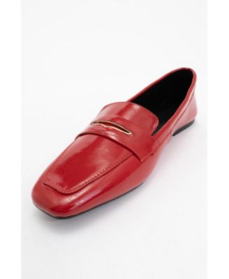 Iridessa Leather Flat Loafers (Women)