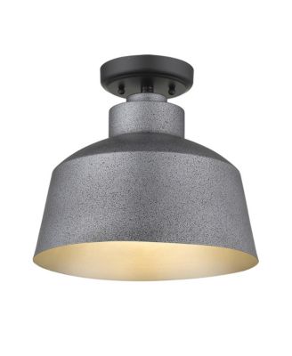 Barnes 1-Light Gray Convertible Pendant