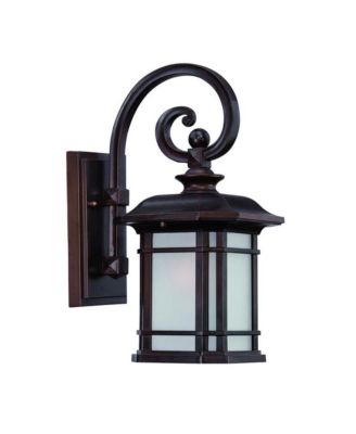 Frosted Linen Glass Lantern Wall Light for Entryway Hallway or Patio