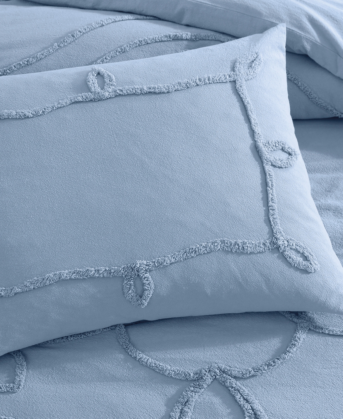 Chf Retro Scroll 3-pc. Comforter Set, Full/queen In Blue