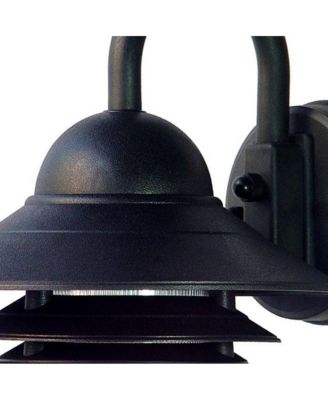 Outdoor Wall Light with Three-Tier Lamp Shade – Stylish Lighting for Exterior Spaces