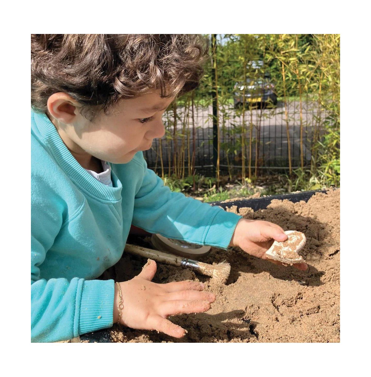 Детские игрушки Yellow Door Dig and Discover Dinosaur Tactile Skeletons - Set of 6, цвет: Разноцветный — фото 4