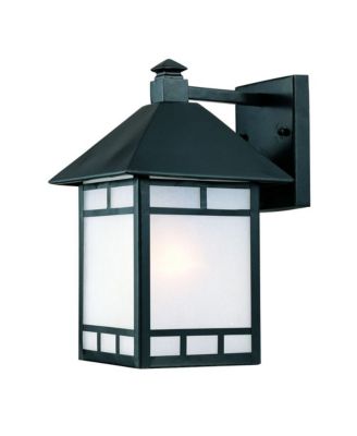 Frosted Glass Lantern Wall Light – Stylish Wall Fixture for Garden & Yard