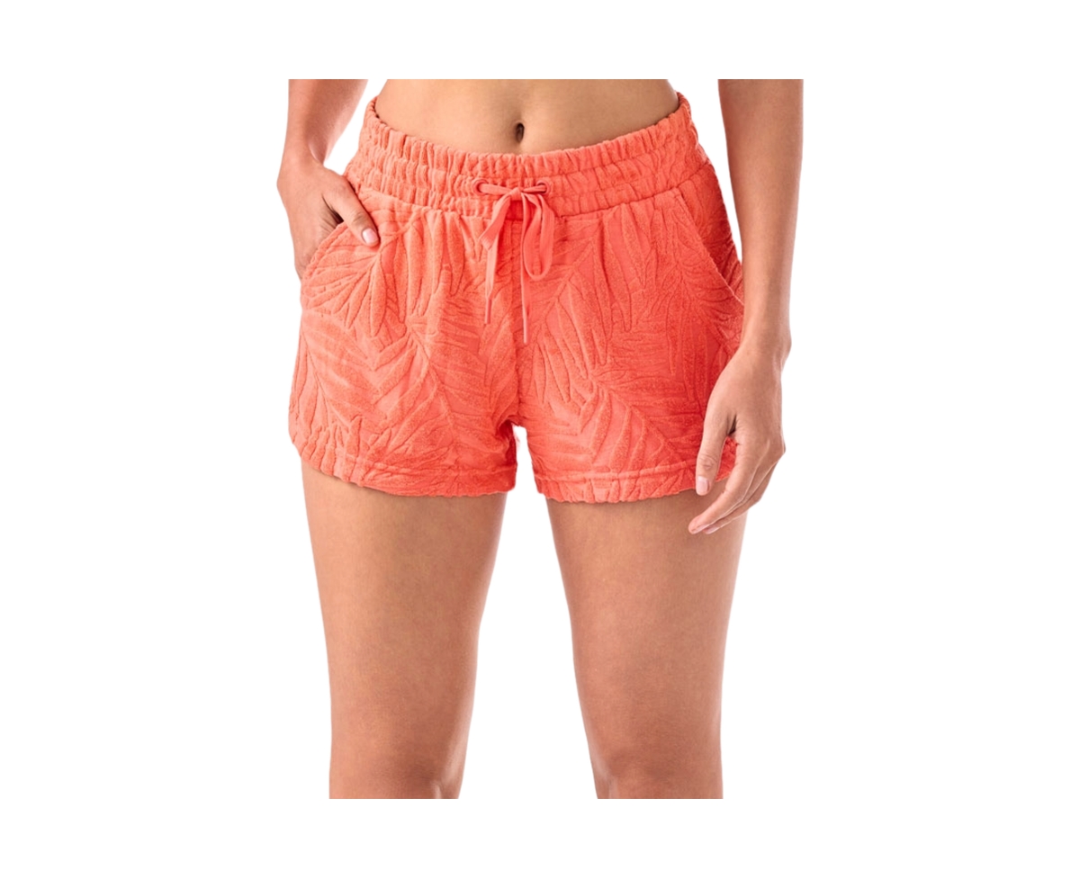 Women's Palm Terry Short - Hot coral