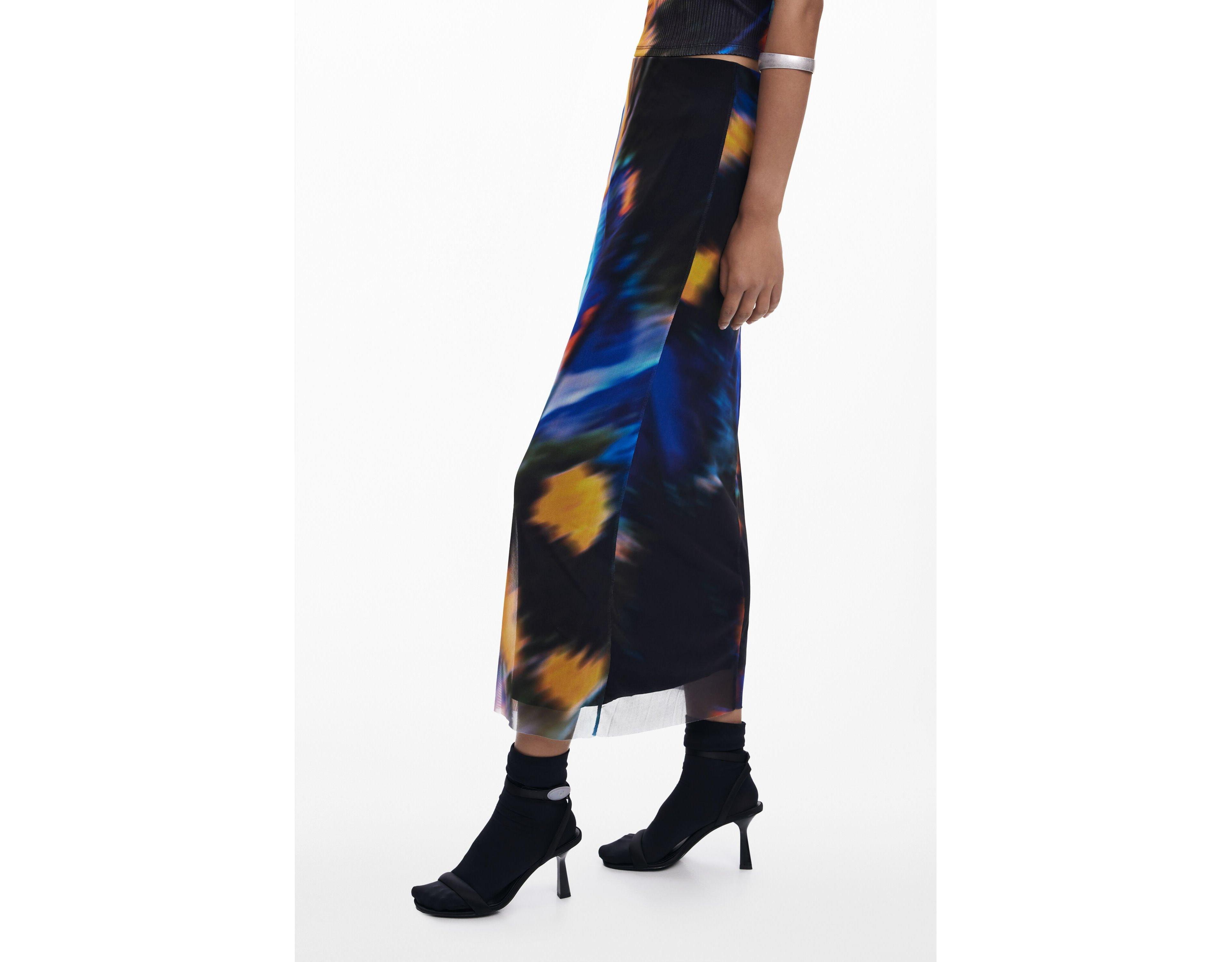 Desigual Women's Skirt designed by Mr. Christian Lacroix