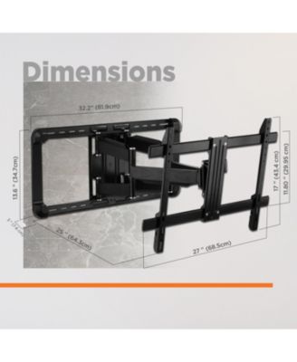 Premium  Articulating/Full Motion TV Wall Mount for 37" to 100" Screens up to 150 lbs.