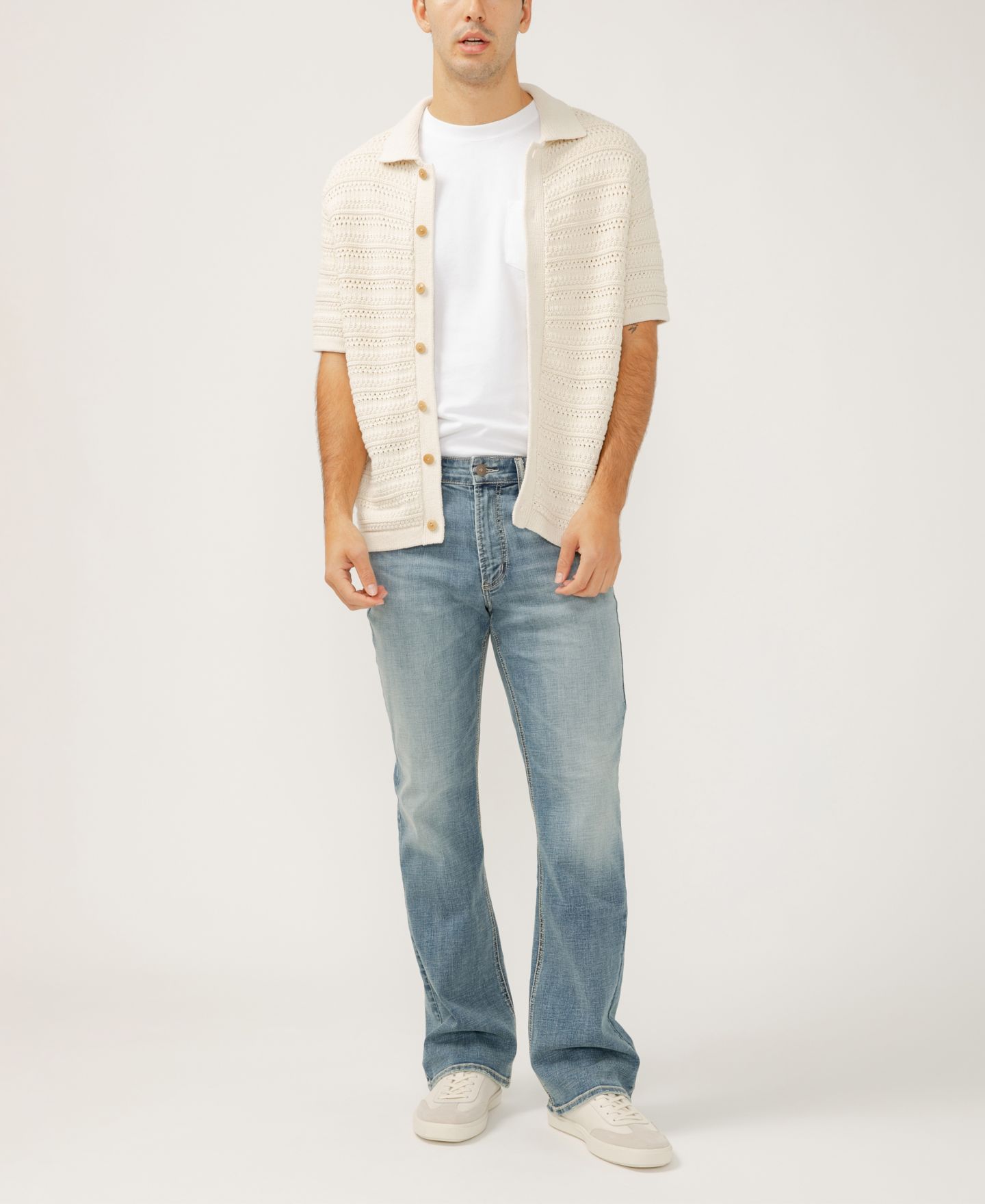 Мужские джинсы Silver Jeans Co. Craig Classic Fit Bootcut — фото 4