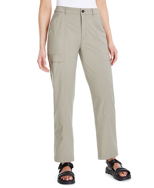 alfani BASS OUTDOOR Women's Traveler Tech High Rise Pants Women's Fashion Shoes & Accessories