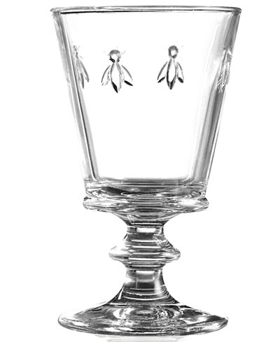La Rochère Glassware, Set of 6 Napoleonic Bee Wine Glasses