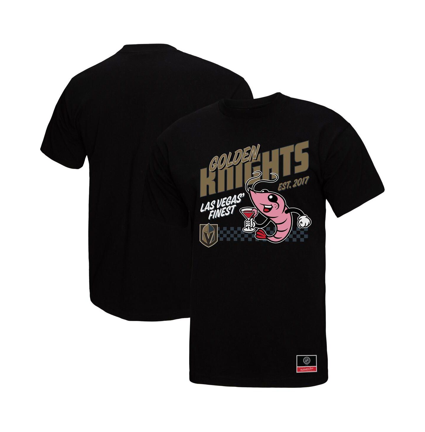 Мужская футболка Mitchell & Ness Black Vegas Golden Knights Local Food — фото 1
