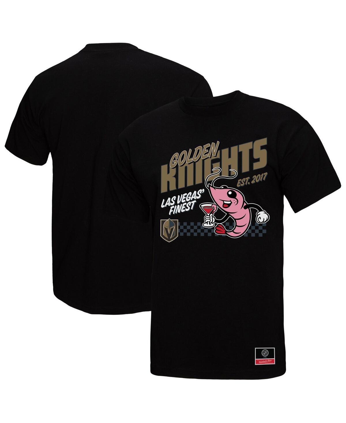 Mitchell & Ness Men's Black Vegas Golden Knights Local Food T-shirt In Black