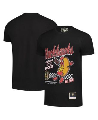 Mitchell & Ness - Men's Black Chicago Blackhawks Local Food T-Shirt